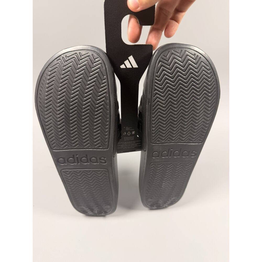 Adidas Adilette Comfort Slides Mens Size 11 Black Sandals - Picture 3 of 5